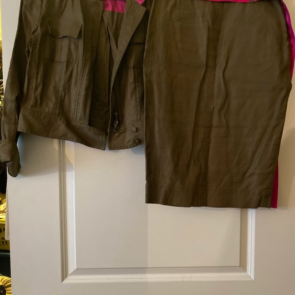 DVF linen suit sz 6 - Picture 6 of 6